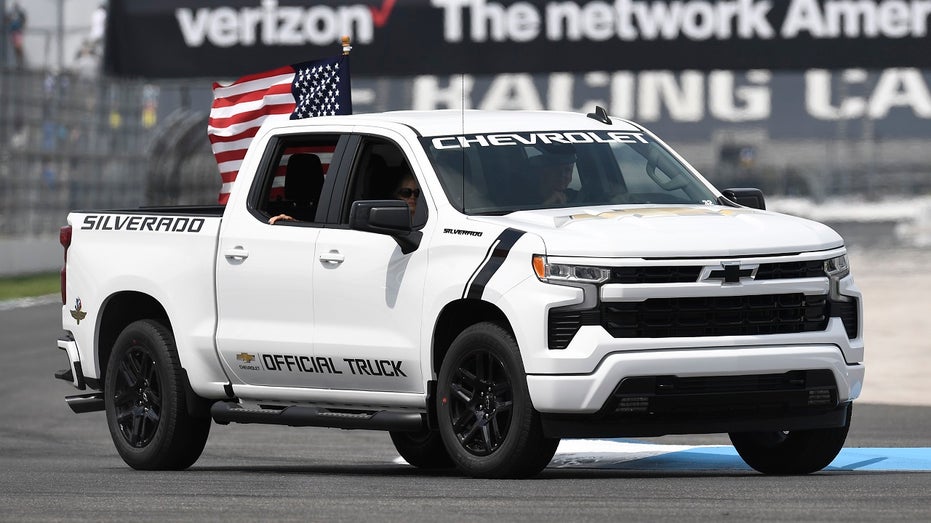 Chevrolet silverado pace truck at GMR Grand Prix