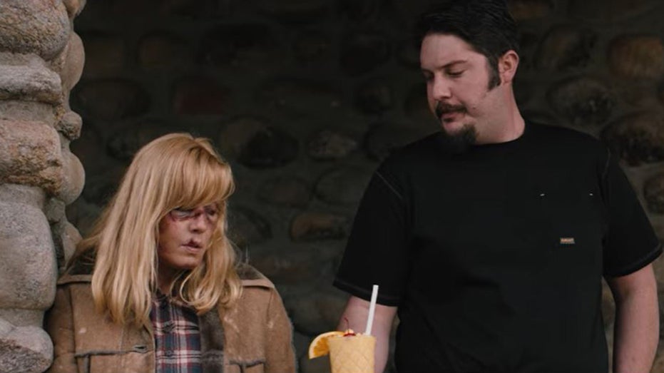 gator handing beth her smoothie on 'Yellowstone'