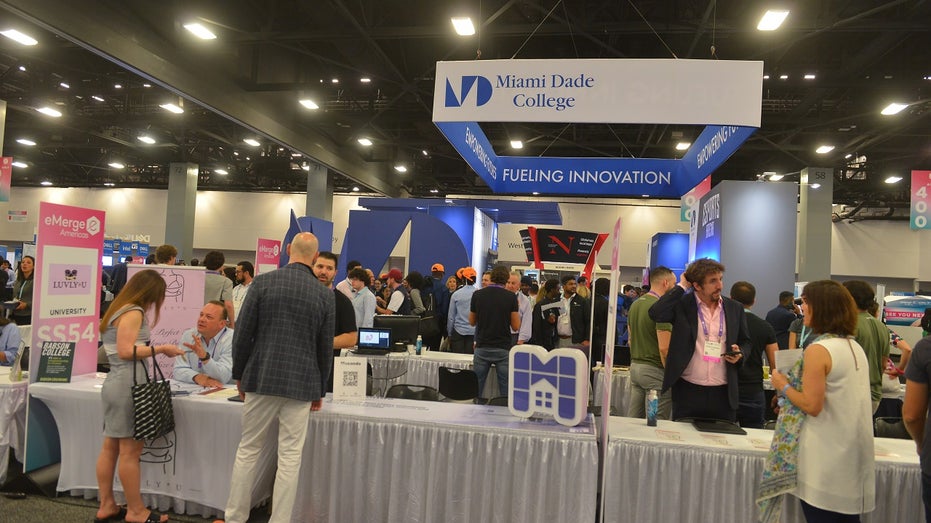 Miami Dade College booth at eMerge Americas summit