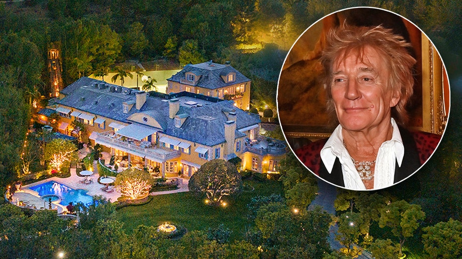 Sir Rod Stewart puts his stunning Los Angeles mansion up for sale for  £56million - Daily Record