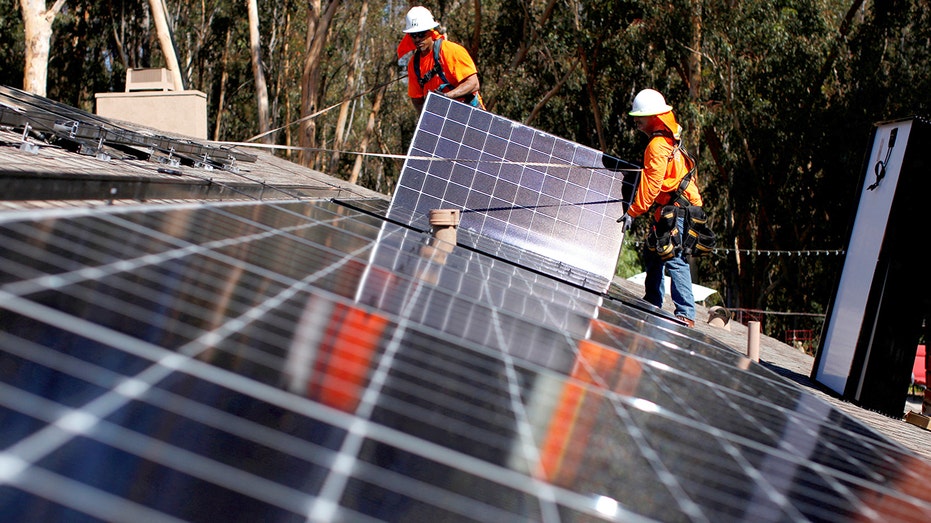 Solar panel installing