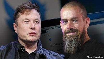 Twitter CEO Elon Musk and former Twitter CEO Jack Dorsey