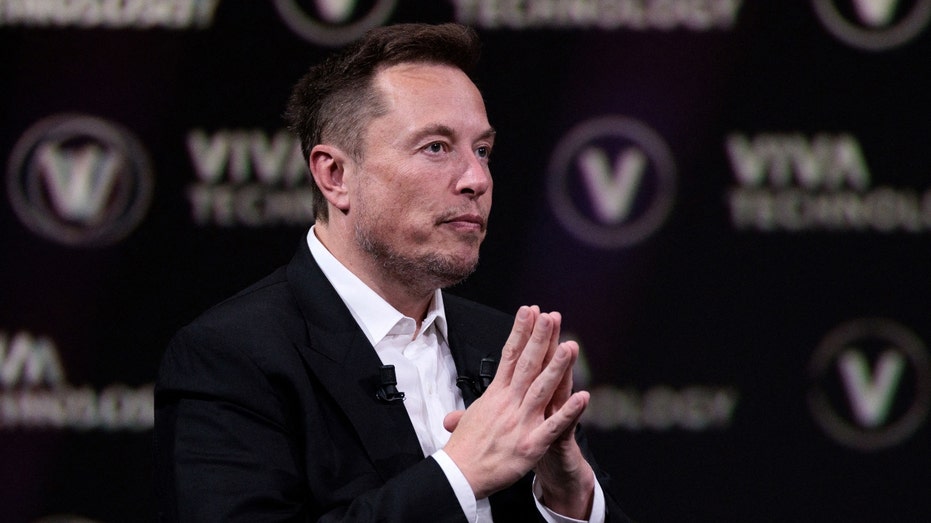 Tesla CEO Elon Musk attends an event