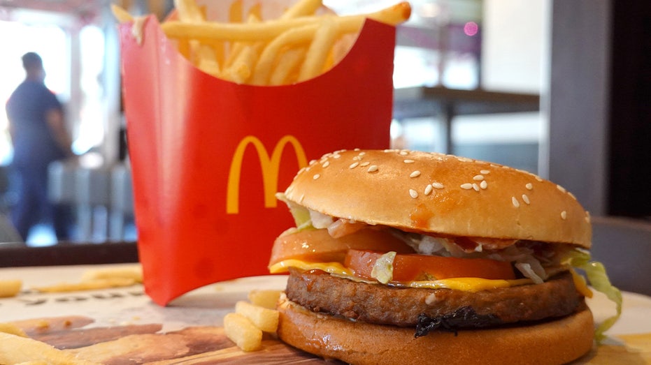 McDonald's McPlant Beyond Meat burger