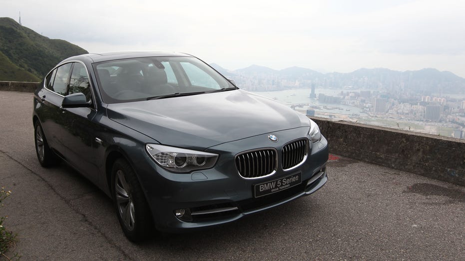 BMW 5 series sedan gray