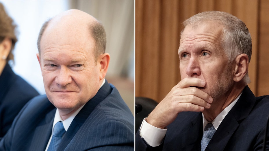 Sens. Chris Coons and Thom Tillis