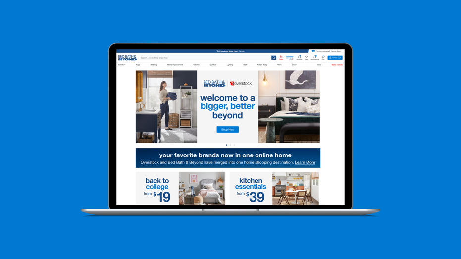 Bed Bath & Beyond website