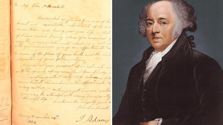 John Adams and letter