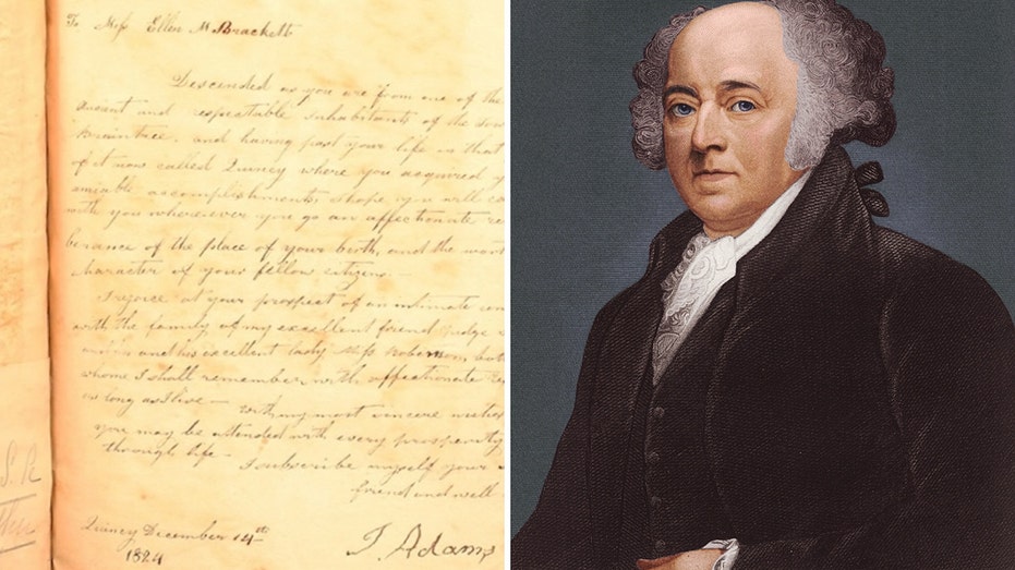 John Adams and letter