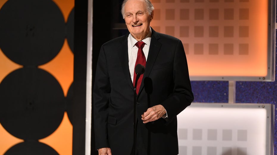 Alan Alda on stage