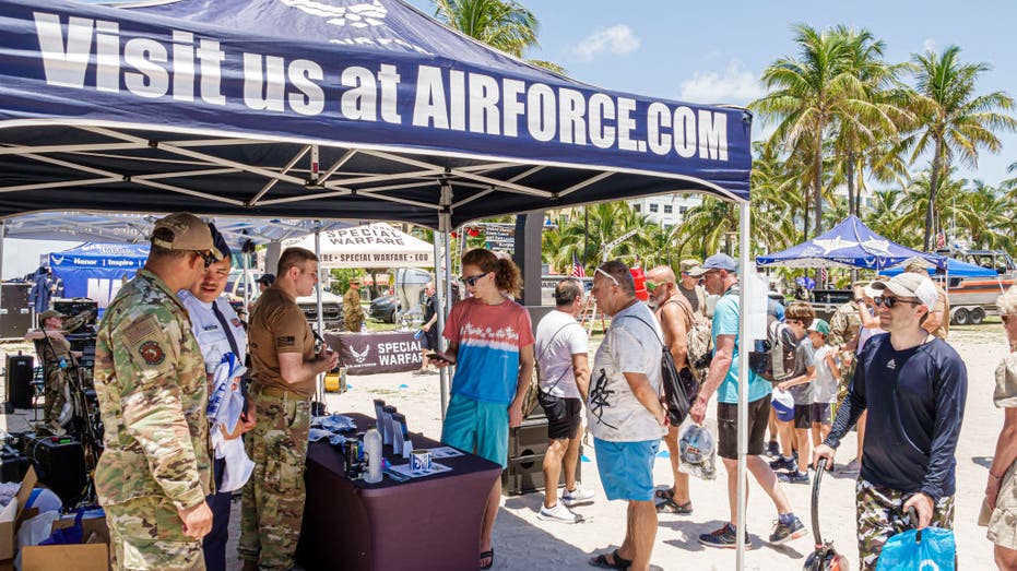 Air Force recruiting event