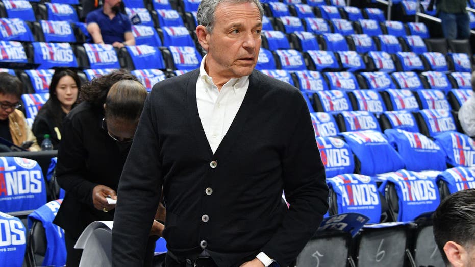 Bob Iger attends an NBA