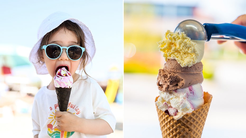 National Ice Cream Day split