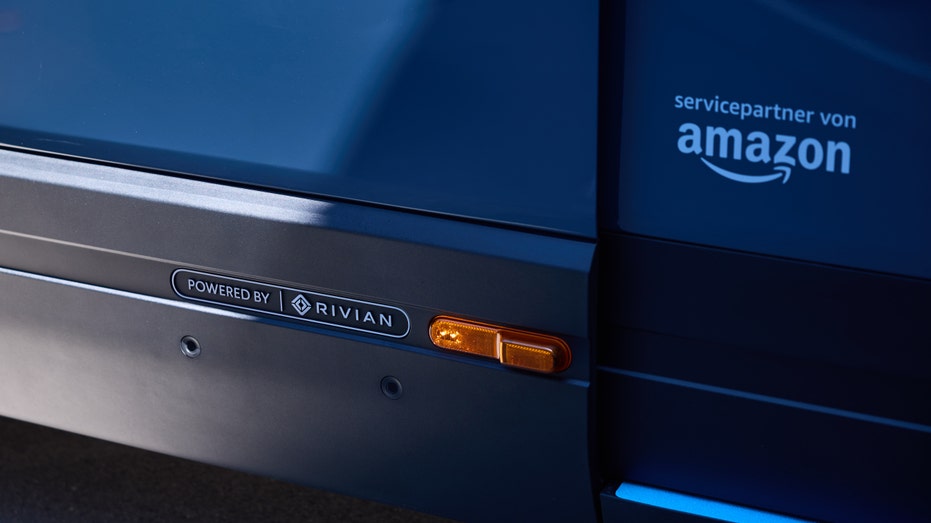 Rivian Amazon van