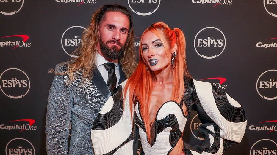 Seth Rollins and Becky Lynch