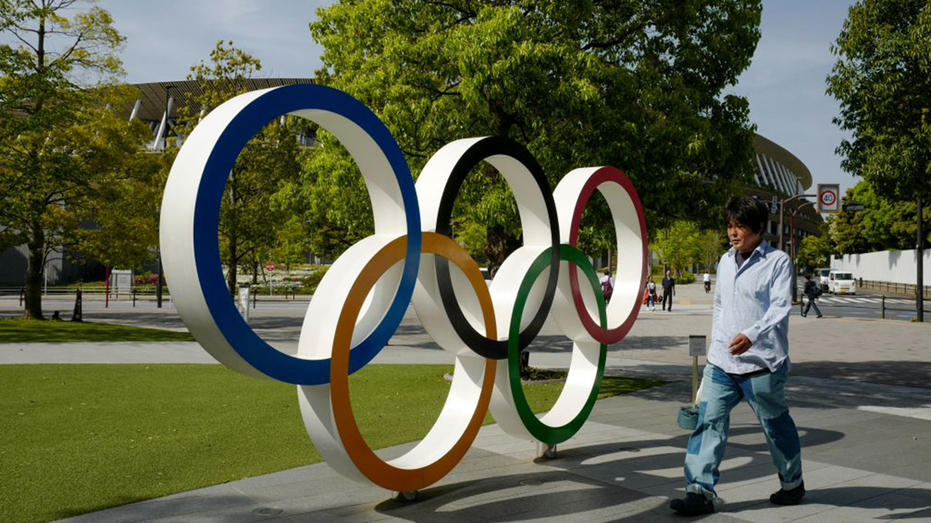 Olympics logo in Tokyo