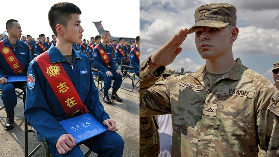 China versus US military conflict