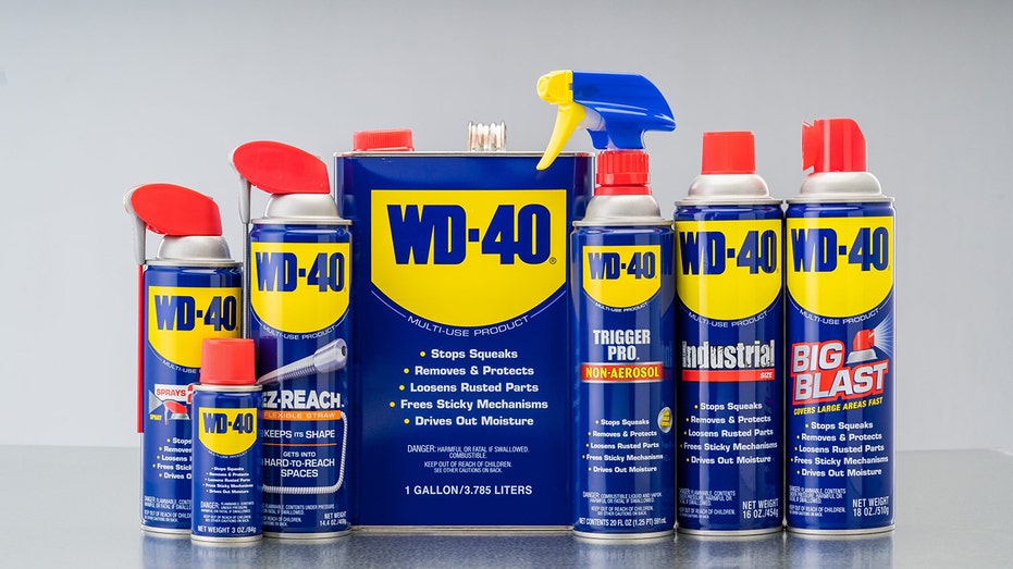 An array of WD-40 products