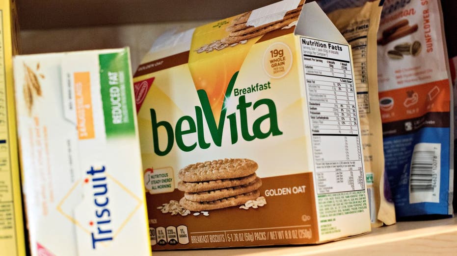 Belvita box on display