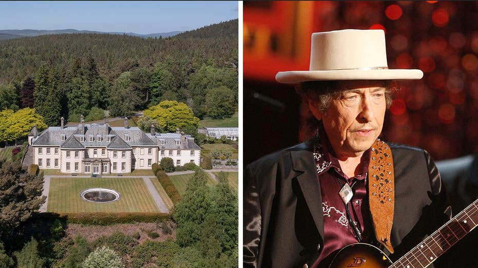 A split of Bob Dylan and his estate