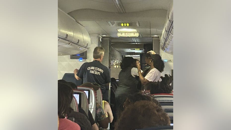 paramedics aboard flight