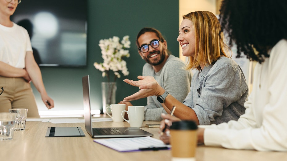 Why you should think twice about sharing business gripes with work friends 6 people at an office together