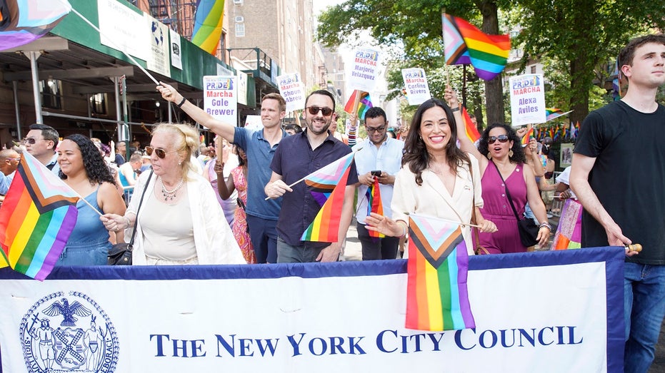 NYC council marches in pride parade