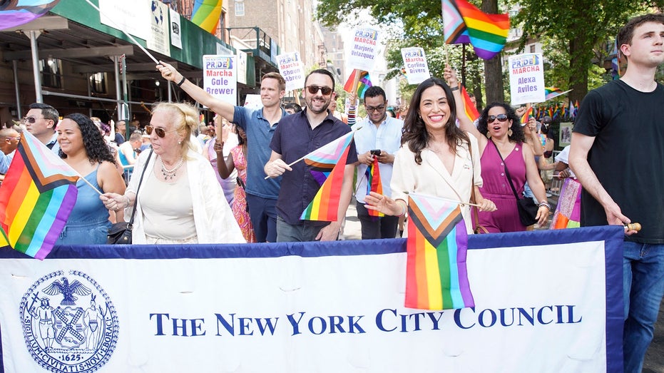 NYC council marches in pride parade