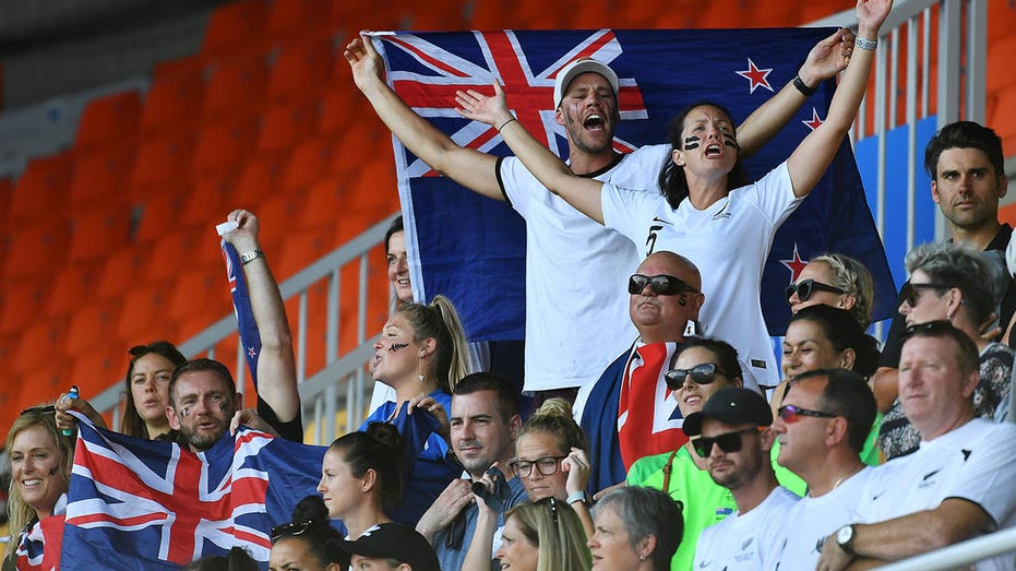 New Zealand fans during the 2019 women's world cup