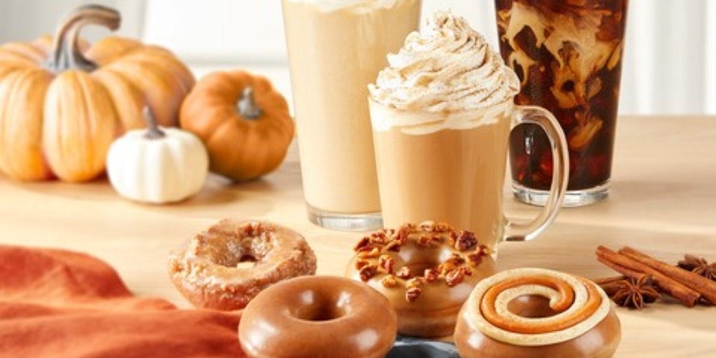 Krispy Kreme releases new pumpkin spice doughnuts, coffee drinks before autumn kicks off - Vimarsana News