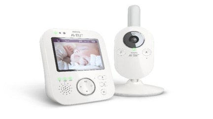 A picture of the Philips Avent digital video baby monitor that has gotten recalled