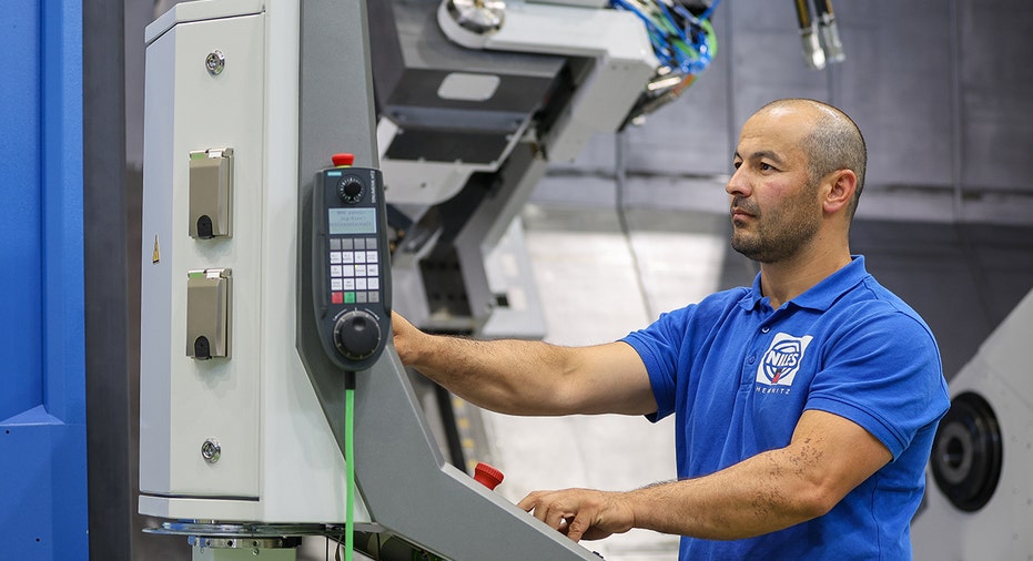 Electrician or mechanical employee working