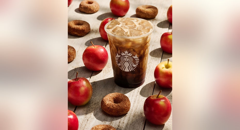 apple crisp oat milk shaken espresso