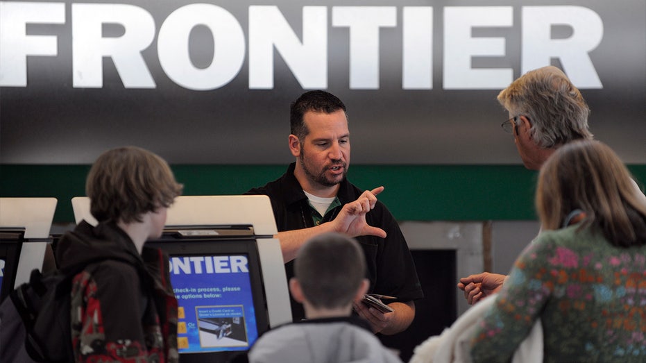 Frontier discount checked bag