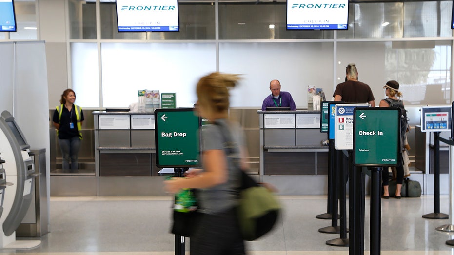 New Frontier Airlines policy requires flyers to drop off checked bag 60 minutes before flight Fox Business