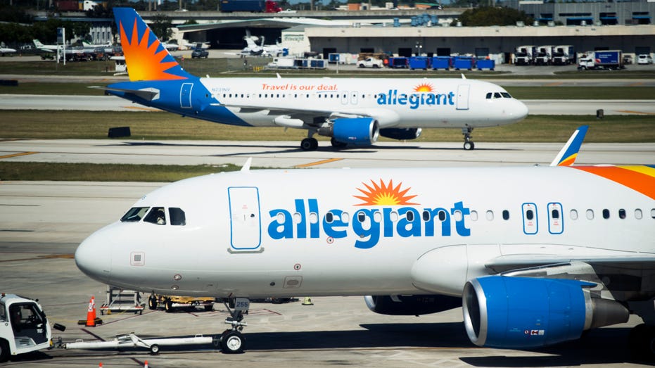 Allegiant Air plane in Florida