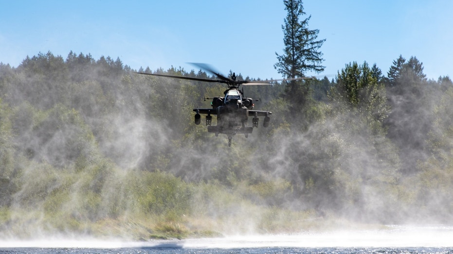 Apache Helicopter Nap of the Earth