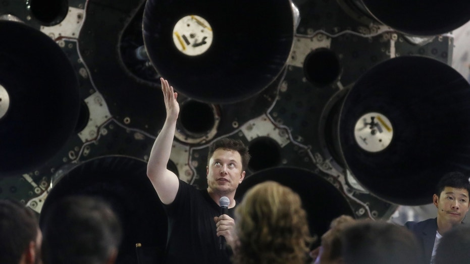 Elon Musk SpaceX Rocket Demo