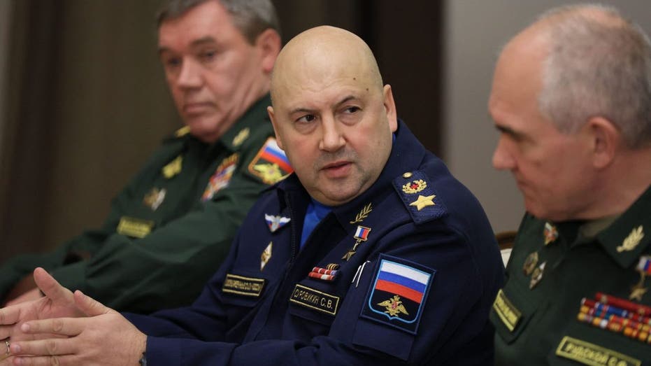 Russian Aerospace Forces leader Colonel General Sergei Surovikin,