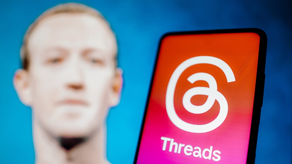 Zuckerberg and Threads icon