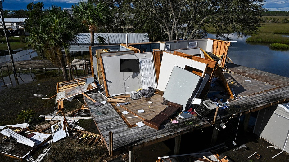 house destroyed in Floriday by Idalia
