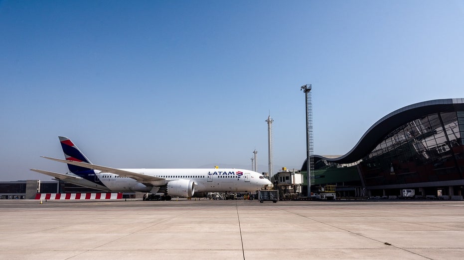 LATAM Airlines plane in Chile