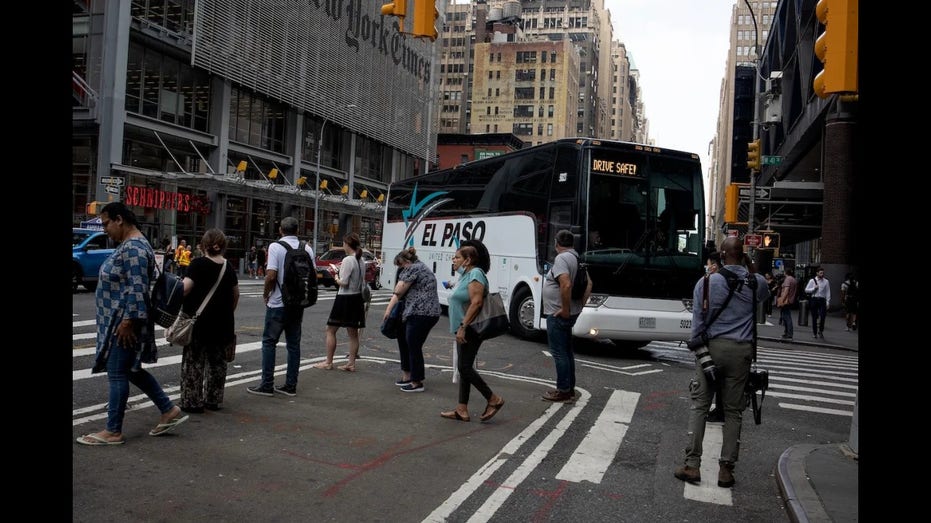 NYC migrant bus