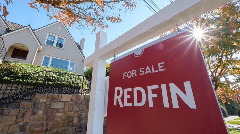 Redfin for sale sign at home