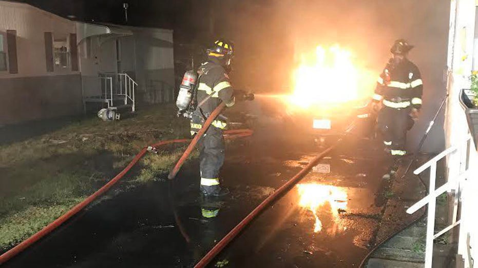 Wareham Massachusetts electric vehicle fire