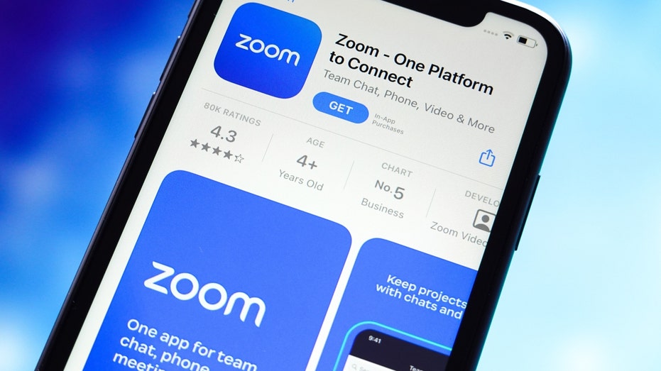 The Zoom app on the Apple App Store