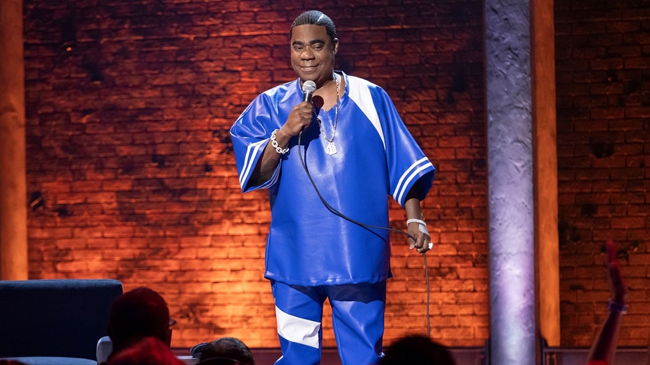 tracy morgan performing during comedy special