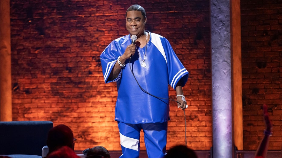 tracy morgan performing during comedy special