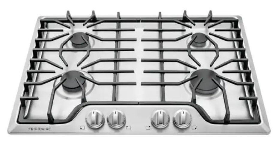 Cooktop with four burners that's been recalled