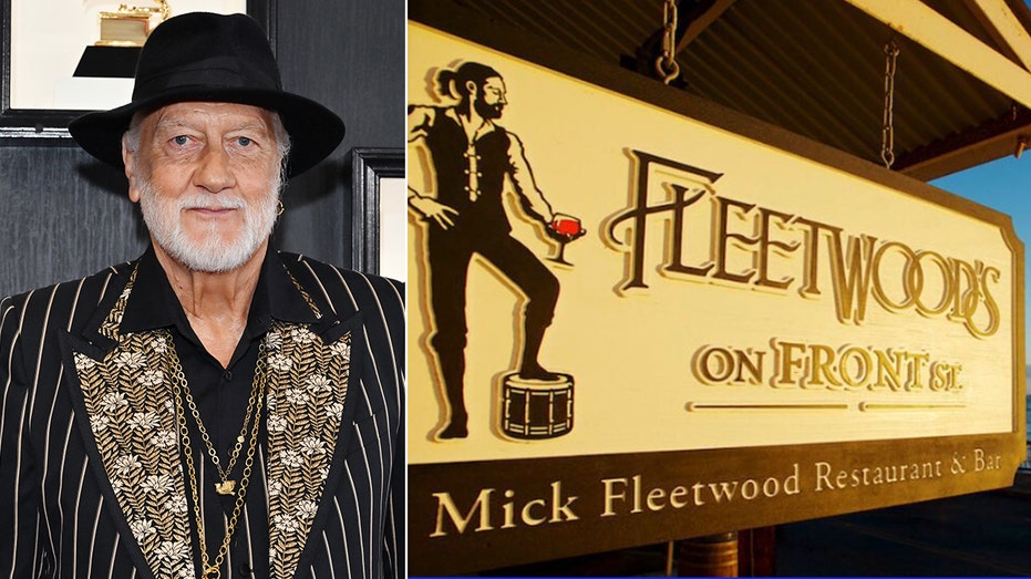 mick fleetwood and his restaurant split photo